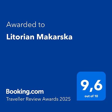 Litorian Makarska Leilighet Eksteriør bilde